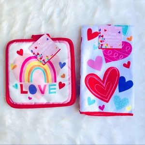 Valentine’s Day Rainbow Love Kitchen Accessories 3 pc